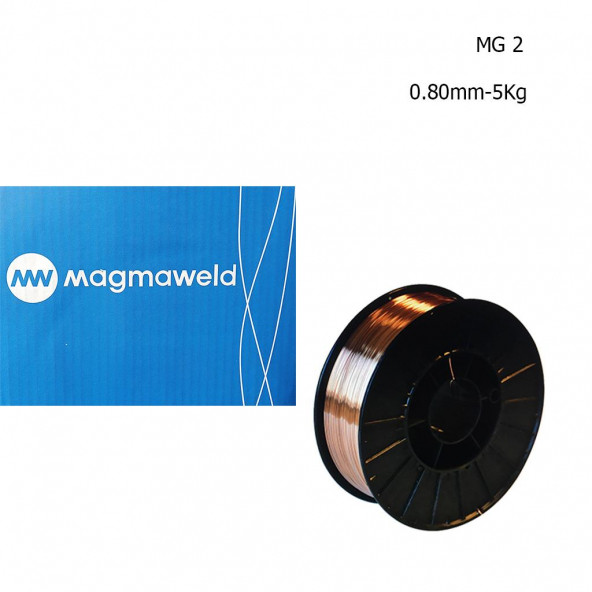 Magmaweld Mg 2 0.8Mm Gazaltı Kaynak Teli Alaşımsız Çelik 5Kg-21002Bbam2 ürün görseli 1