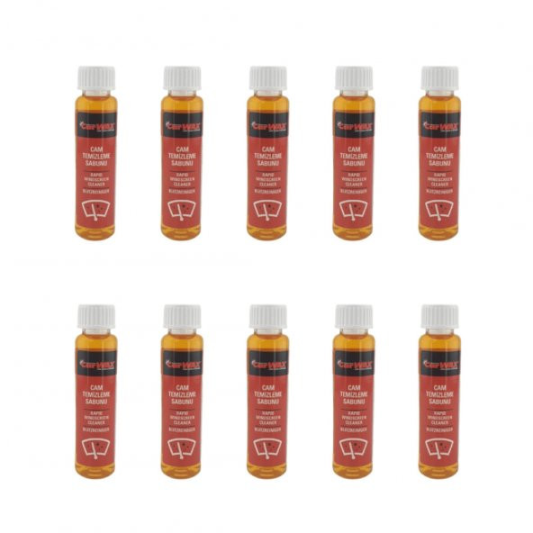 Carwax Cam Temizleme Sabunu 10 Adet ürün görseli 1