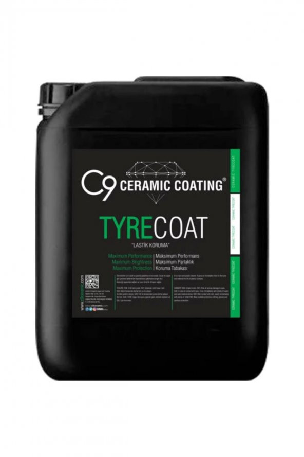 Carwax-c9 Tyre Coat Lastik Koruma ve Parlatma 5 lt ürün görseli 1
