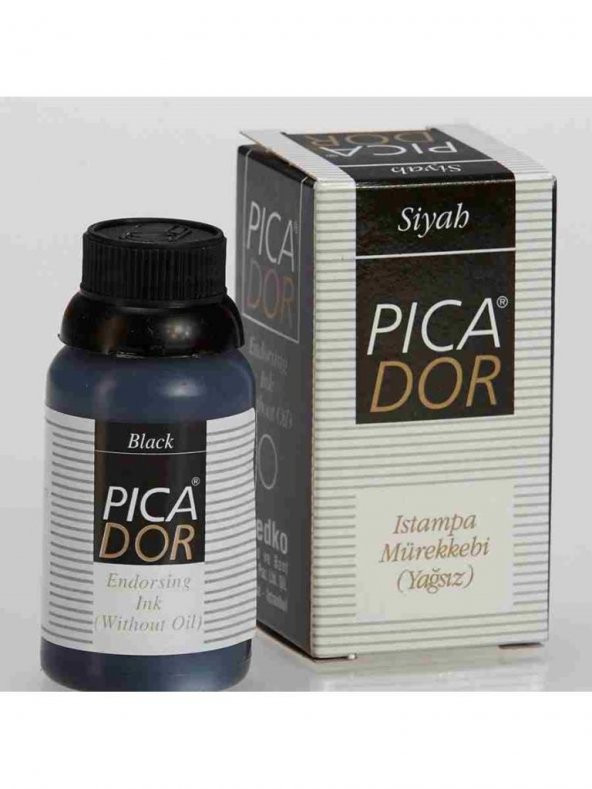 PICADOR ISTAMPA MUREKEBI SIYAH 30CC ürün görseli 1