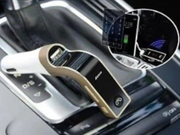 Car G7 Bluetooth Araç Fm Transmitter Usb Girişli - Resim 3