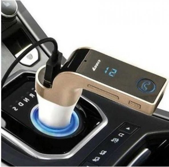 Car G7 Bluetooth Araç Fm Transmitter Usb Girişli - Resim 5