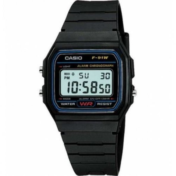 Casio F-91W-1DG Erkek Kol Saati İthalatçı Garantili (12) ay ürün görseli 1
