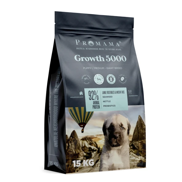 Promama GROWTH 5000 GAG Eklem Destekli Yavru Köpek Maması 15 KG - 452098 ürün görseli 1