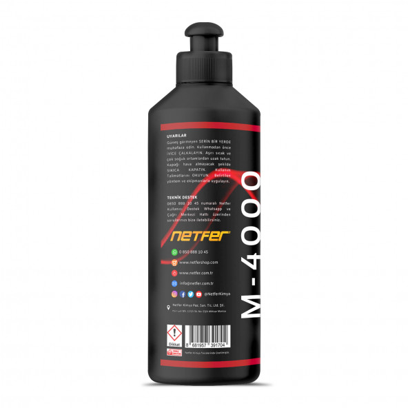 Netfer M-4000 Marin Tekne Cilası - 500 mL - Resim 2