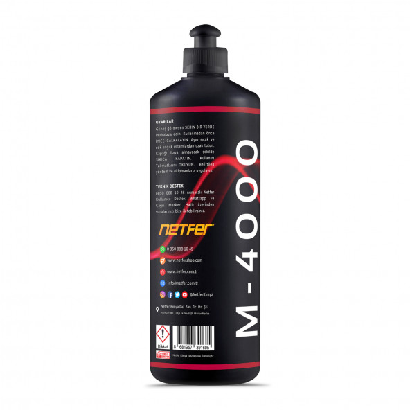 Netfer M-4000 Marin Tekne Cilası - 1 L - Resim 2