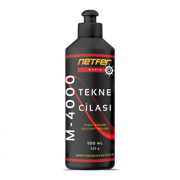 Netfer 4'lü Marin Tekne Pasta Cila Set - 4x500 mL - Resim 2