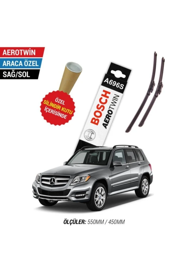 Mercedes Glk Silecek Seti (2014-2016) Aerotwin A696s ürün görseli 1