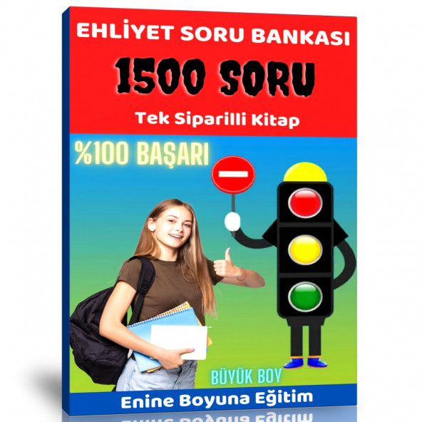 Ehliyet Soru Bankası (1500 Soru) ürün görseli 1