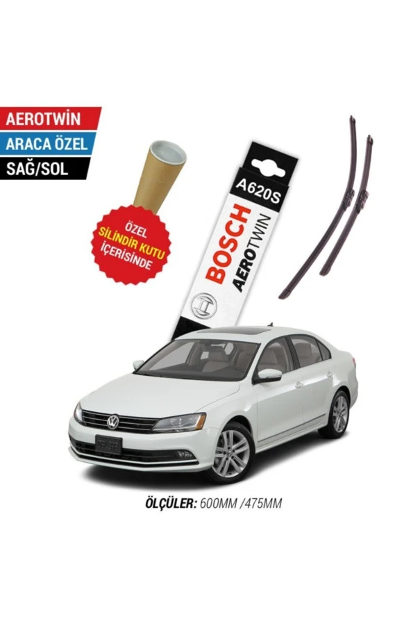 Vw Jetta Silecek Takımı (2011-2019) Aerotwin A620s ürün görseli 1
