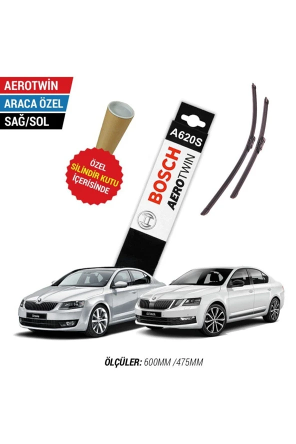 Skoda Octavia Silecek Seti (2013-2019) Aerotwin A620s ürün görseli 1