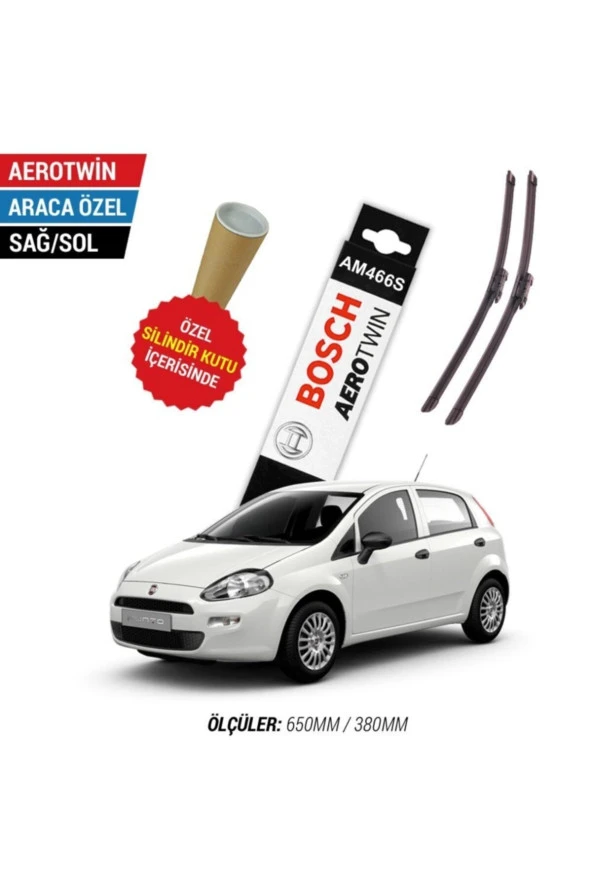 Fiat Punto Silecek Takımı (2007-2017) Aerotwin Am466s ürün görseli 1