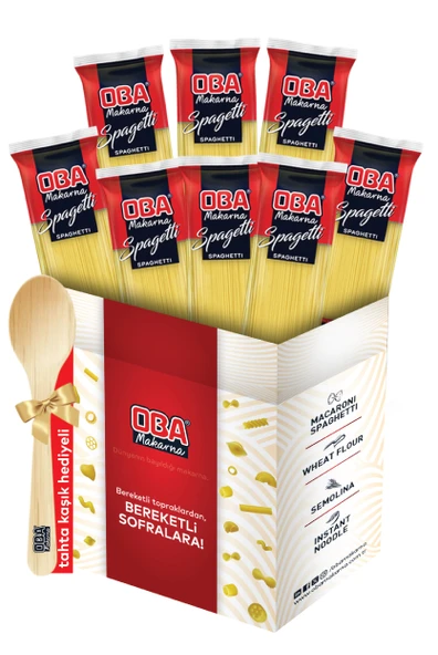 Oba Makarna  Spagetti  500 Gr x 8 Adet ürün görseli 1