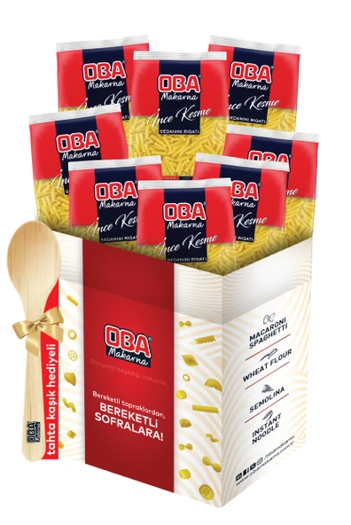 Oba Makarna İnce Kesme 500 Gr x 8 Adet ürün görseli 1