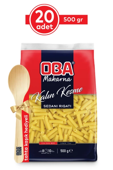 Oba Makarna Kalın Kesme 500 Gr x 20 Adet ürün görseli 1