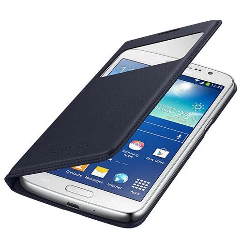Samsung G7100 Galaxy Grand 2 Orjinal S View Cover Kılıf -K.Mavi EF-CG710BLEGWW ürün görseli 1