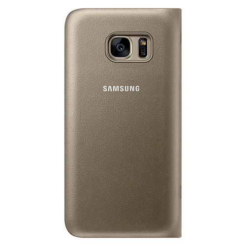 Samsung Galaxy S7 Led View Fonksiyonel Orjinal Kılıf - Altın EF-NG930PFEGWW(Outlet) ürün görseli 1