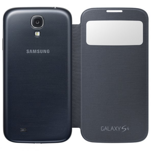 Samsung Galaxy S4 Orjinal S View Cover Kılıf - Siyah EF-CI950BBEGWW (Outlet) ürün görseli 1