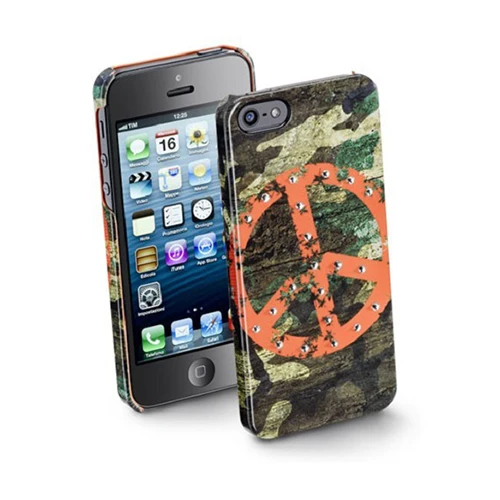 Cellular Line iPhone SE/5S/5 Swarovski Peace Desenli Kılıf ürün görseli 1