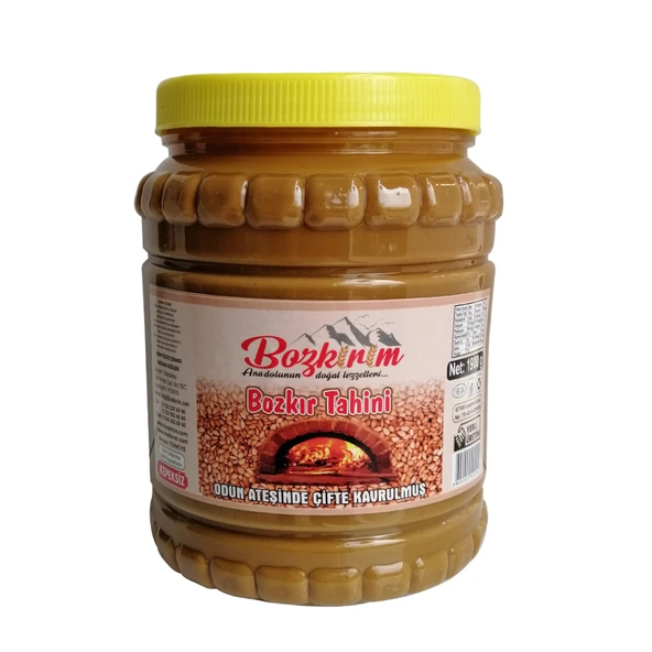 Bozkırım Bozkır Tahini Kepeksiz Tahin Plastik Kutu 1900gr ürün görseli 1