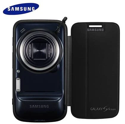 Samsung Galaxy S4 Zoom SM-C1010 Orjinal Flip Cover - Siyah EF-GGS10FBEGWW ürün görseli 1