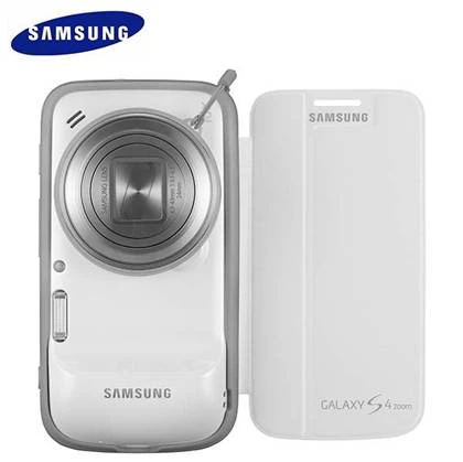Samsung Galaxy S4 Zoom SM-C1010 Orjinal Flip Cover - Beyaz EF-GGS10FWEGWW ürün görseli 1
