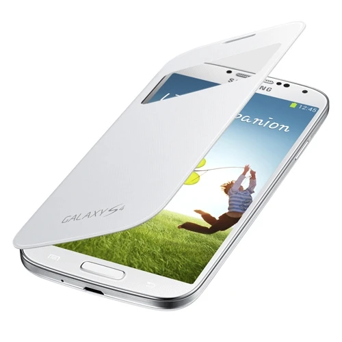 Samsung i9500 Galaxy S4 Orjinal S View Cover Kılıf- Beyaz EF-CI950BWEGWW ürün görseli 1
