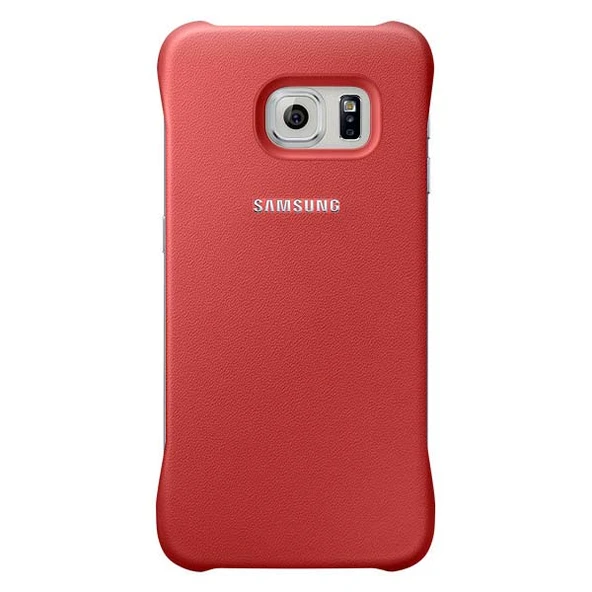 Samsung Galaxy S6 Edge Protective Cover Orjinal - Kırmızı EF-YG925BPE(Outlet) ürün görseli 1