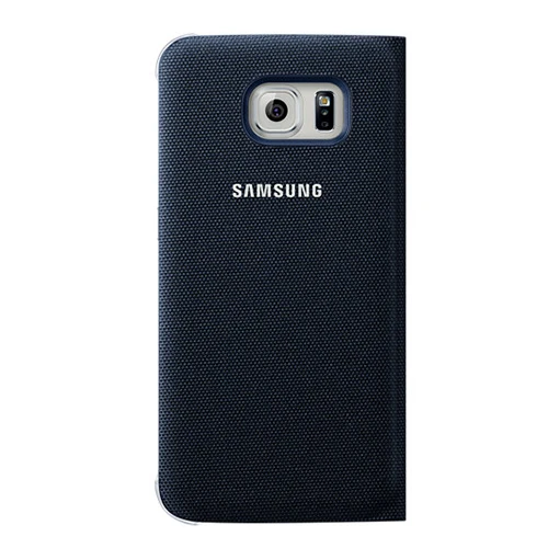 Samsung Galaxy S6 Orjinal S-View Cover (Tekstil) - Siyah EF-CG920BBEGWW ürün görseli 1