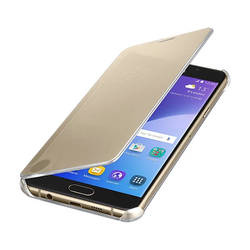 Samsung A710F Galaxy A7 (2016) Orjinal Clear View Cover Altın EF-ZA710CFEGWW ürün görseli 1