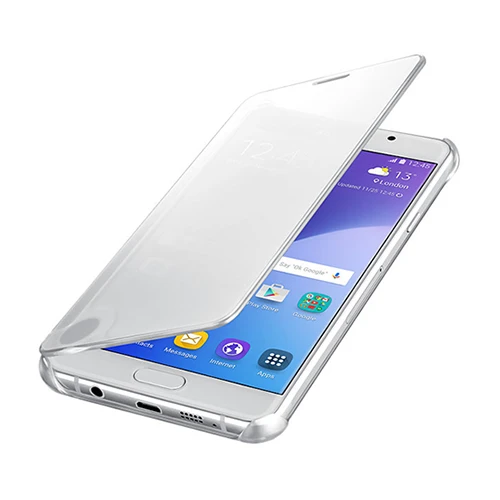 Samsung A710F Galaxy A7 (2016) Orjinal Clear View Cover Gri EF-ZA710CSEGWW ürün görseli 1