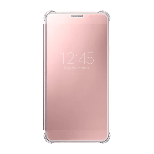 Samsung A710F Galaxy A7 (2016) Orjinal Clear View Cover Pembe EF-ZA710CZEGWW ürün görseli 1