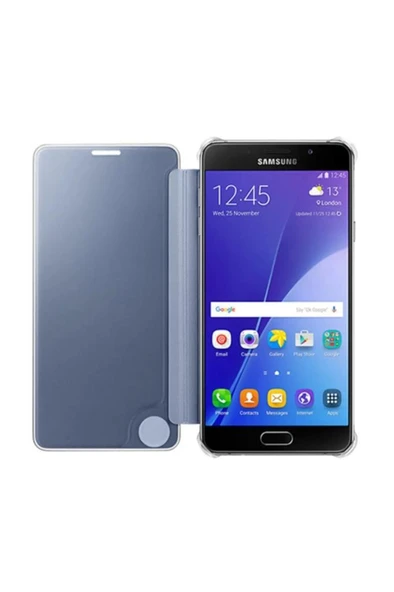 Samsung A710F Galaxy A7 (2016) Orjinal Clear View Cover Siyah EF-ZA710CBEGWW ürün görseli 1
