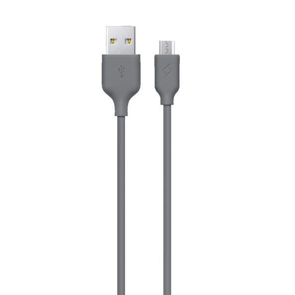 Ttec Micro USB Kablosu 120cm Gri 2DK7530GR - Resim 2