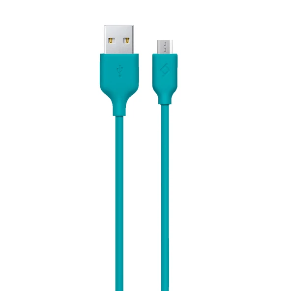 Ttec Micro USB Kablosu 120cm Turkuaz 2DK7530TZ ürün görseli 1