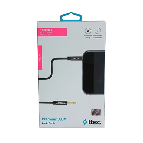 Ttec Premium Aux Kablo  3,5mm - 2AK01 ürün görseli 1