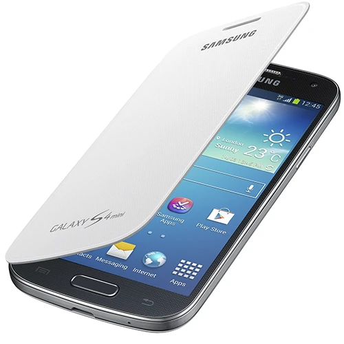 Samsung i9190 Galaxy S4 Mini Orjinal Flip Cover Kılıf - Beyaz EF-FI919BWEGWW ürün görseli 1