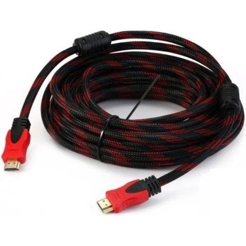 Concord HDMI Kablo 3 Metre Ses ve Görüntü Aktarım Kablosu - Siyah/Kırmızı ürün görseli 1