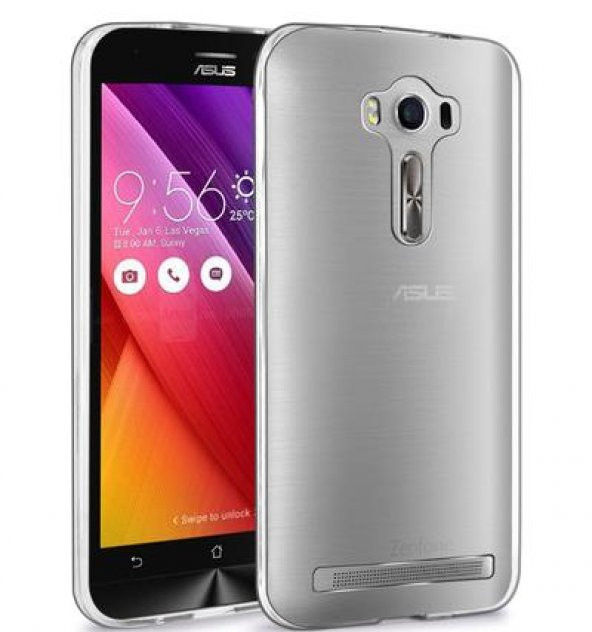 Cellular Line Asus Zenfone 2 Kılıf Shape Silikon Şeffaf SHAPEPHASUSZEN2T ürün görseli 1