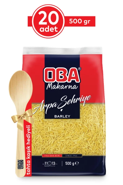 Oba Makarna Arpa Şehriye 500 Gr x 20 Adet ürün görseli 1