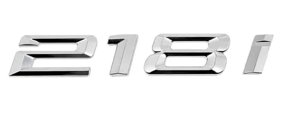 BMW 218i BAGAJ YAZISI LOGO AMBLEM ürün görseli 1