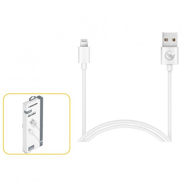 Sprange 1.0A İphone Lightning USB Şarj ve Data Kablosu 100CM L-Lanz ürün görseli 1