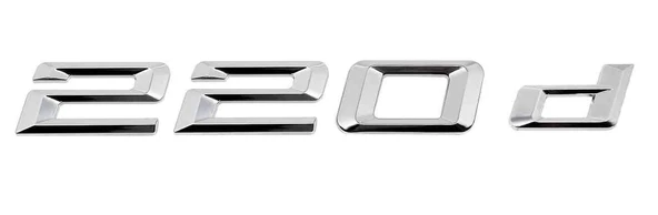 BMW 220d BAGAJ YAZISI LOGO AMBLEM ürün görseli 1