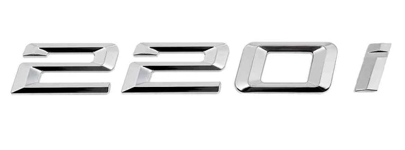 BMW 220i BAGAJ YAZISI LOGO AMBLEM ürün görseli 1