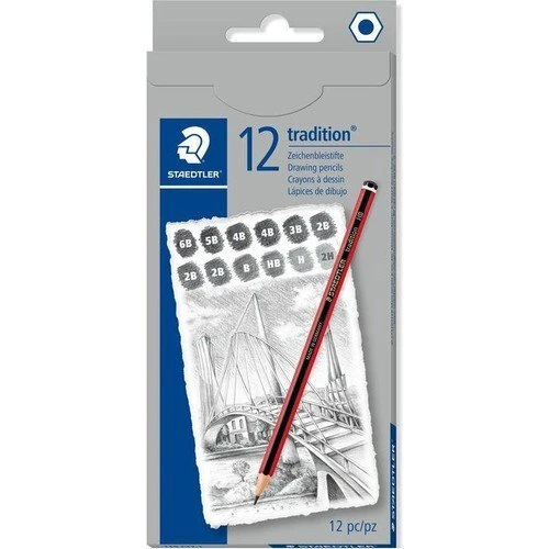Staedtler Tradition Dereceli Çizim Kalemi 12'li Set ürün görseli 1