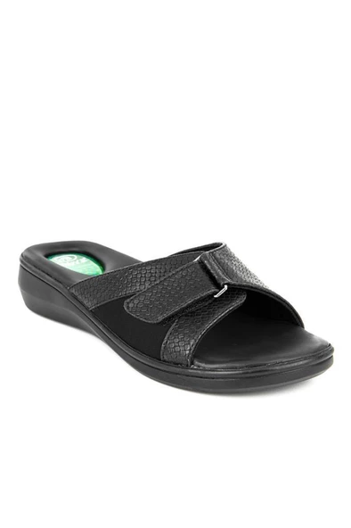 Muya Valdes 32201-001 Topuk Jelli Anatomik Taban Kadın Terlik Siyah 36-40 ürün görseli 1