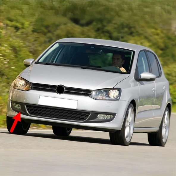 VW Polo 2010-2014 Ön Tampon Sağ Sis Farı Kapağı 6R0853666D ürün görseli 1