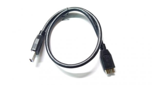 USB 3.0 Harici Disk Kablosu - 50 cm - Siyah - Resim 3