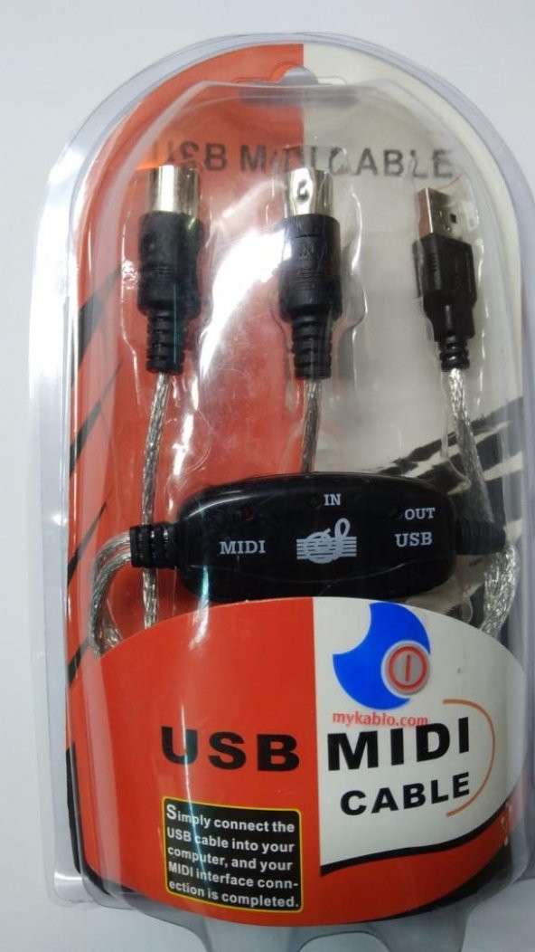 USB 2.0 to MIDI Çevirici ürün görseli 1
