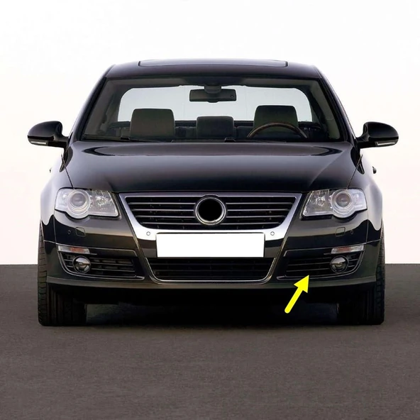 VW Passat B6 2006-2011 Ön Tampon Sol Sis Farı Kapağı 3C0853665A ürün görseli 1